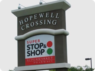 Hope well crossing-3D sign