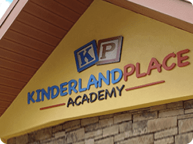 building channel letter sign for KP