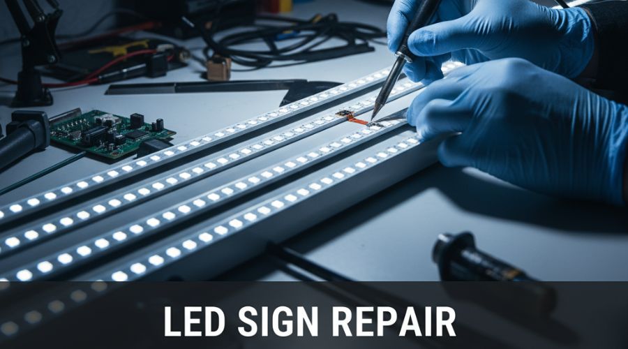 LED sign repair