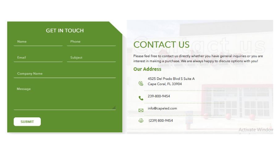 contact detail -sign on llc