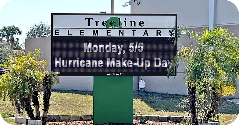 Electronic message centers led signs