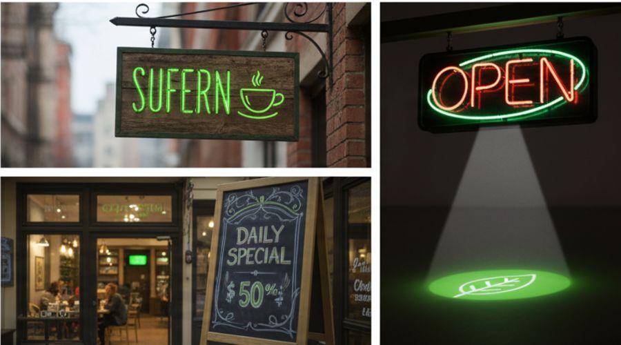 Digital and lightbox Signage
