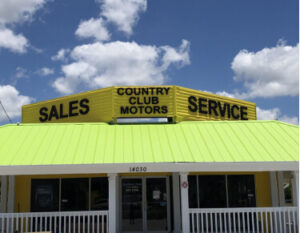 Auto shop rooftop sign