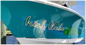 Boat wrap graphics