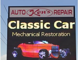 Auto repair billboard signage