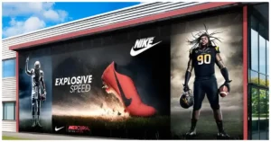 Nike digital signage outside advertisement