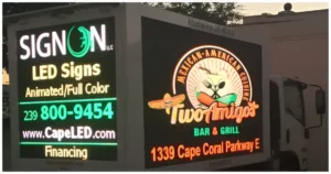 LED Vehicle Advertisement Display