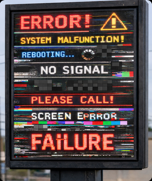 LED Sign Repair / EMC Message Center Repair