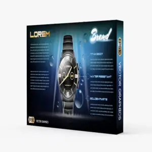 Luxury watch product box