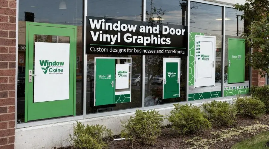 Window and Door Vinyl Graphics