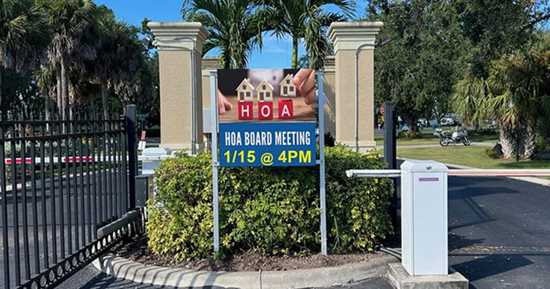 sign board service in petersonburg