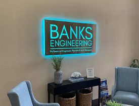 Aluminum Routed LED Back-Lit Multi-Color Interior Sign, Fort Myers, FL